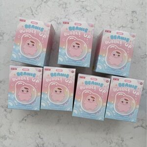 7 x Pop Mart Pucky Beanie Bubble Up Series Plush Pendant Blind Box full set